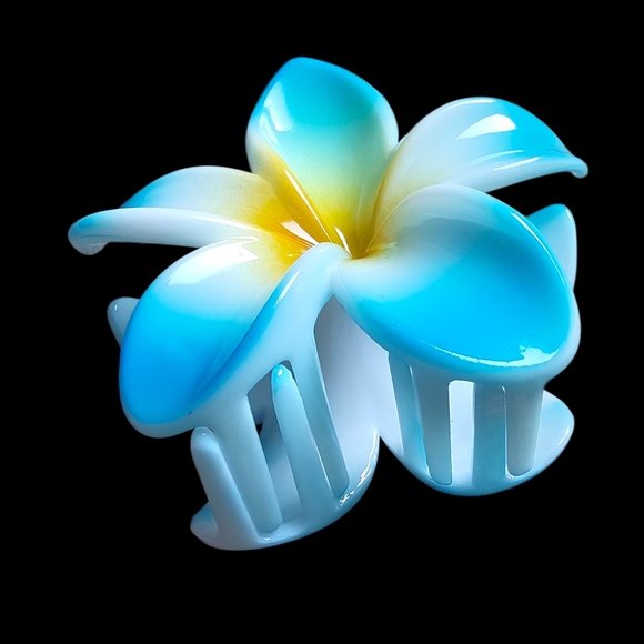 Accessories - Blue and Yellow Flower Hair Clip
